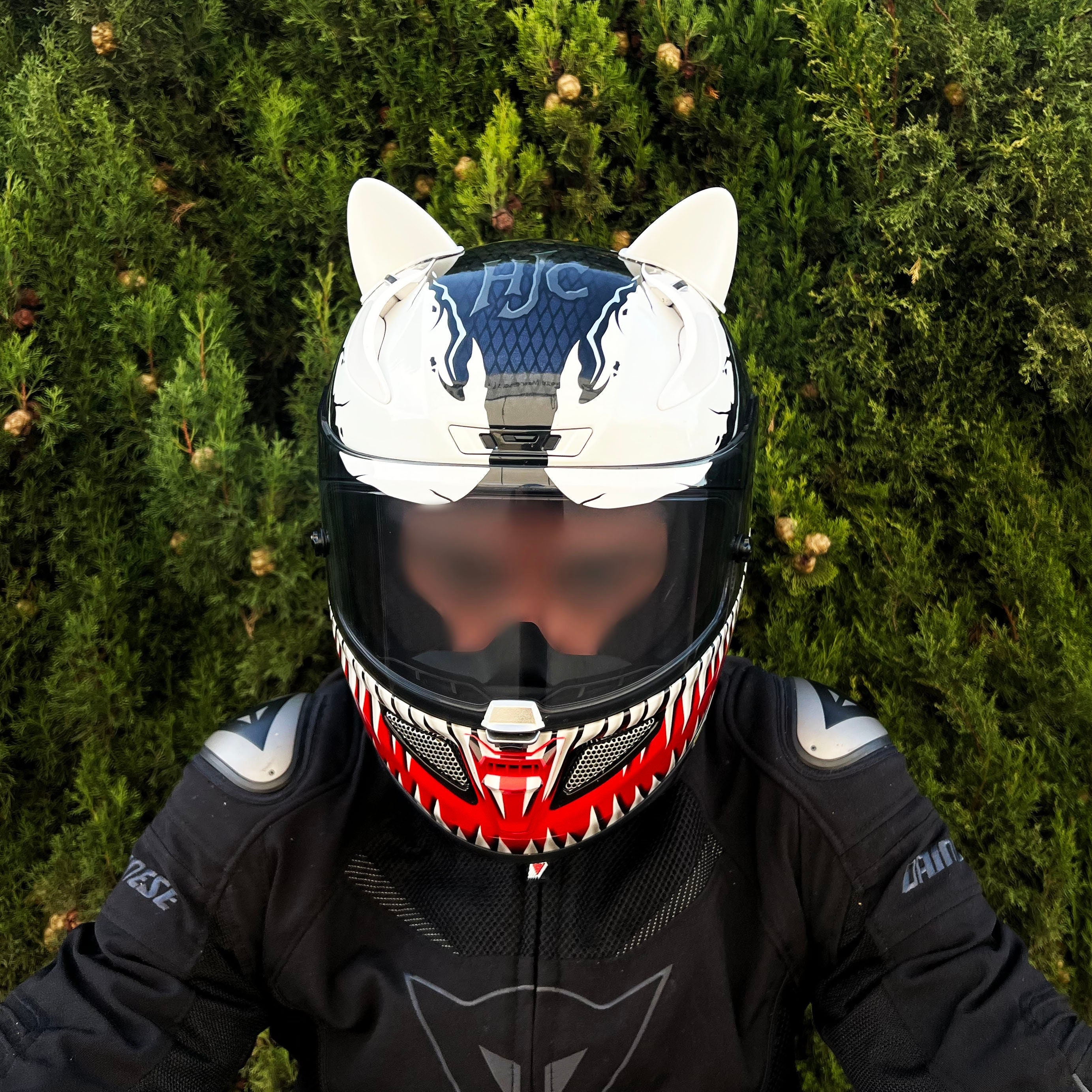 Motorrad Helm Aufkleber perforiertes Visier Tönungsschild