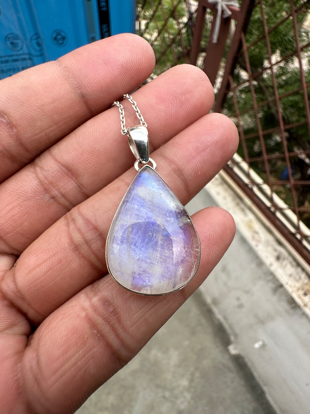 Top Quality Moonstone Pendant 925 Sterling Silver Pendant Etsy