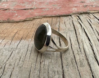 Anello In Labradorite Blu, Anello In Argento Sterling 925, Anello - Foto 11