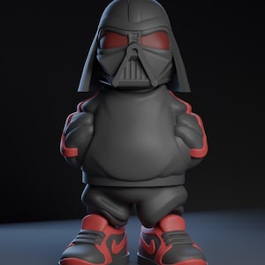 Darth Vader Urban Art Spielzeug STL und Farbe 3MF Dateien für den 3D Druck