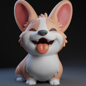 File stl del cane Corgi.