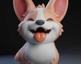 File stl del cane Corgi.