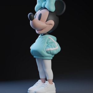 File STL di Minnie Mouse per la stampa 3D