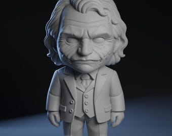 The joker chibi STL file for 3D printing.