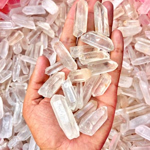 Clear Quartz Natural Point | Small Natural Quartz Points | Natural Gemstone | Clear Quartz Rough | Crystal Point | Crystal Grid