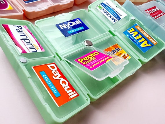 Pocket Pharmacy, Travel Pill Organizer, Personalized Pill