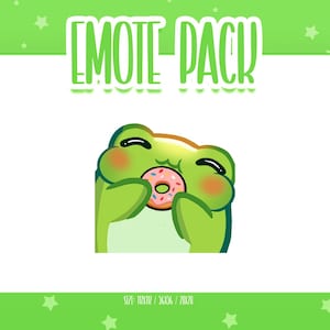 Animated Frog Emote 9, Animated Frog Twitch Emotes, Cute and Kawaii Emotes, Ready To Use for Twitch / Discord