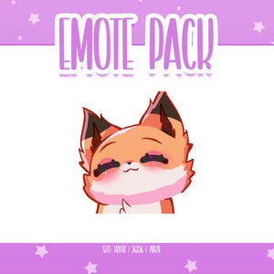 Animated Fox Dancing Emote 2, Animated Fox Twitch Emotes, Cute and Kawaii Emotes, Ready To Use for Twitch / Discord