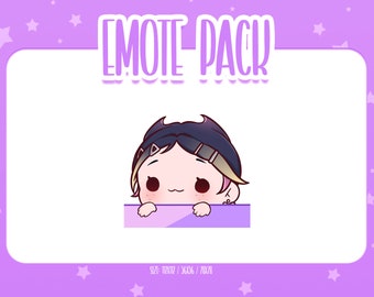 Animated Clove Tap Emote, Clove Valorant Emote, Cute and Kawaii Emotes, Ready To Use for Twitch / Discord