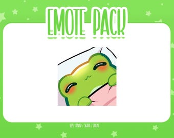 Animated Frog Emote 15, Animated Frog Twitch Emotes, Cute and Kawaii Emotes, Ready To Use for Twitch / Discord