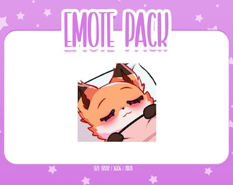 Animated Fox Emote 11, Animated Fox Twitch Emotes, Cute and Kawaii Emotes, Ready To Use for Twitch / Discord