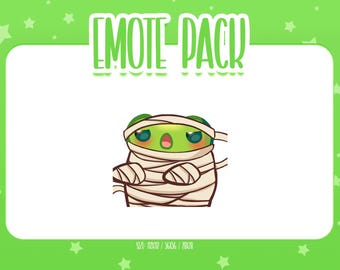 Emote de Halloween de rana animada 5, Emotes de Twitch de rana animada, Emotes lindos y kawaii, listos para usar en Twitch/Discord