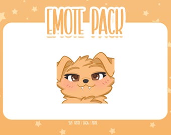 Animated Golden Retriever Emote 10, Animated Golden Retriever Twitch Emotes, Cute and Kawaii Emotes, Ready To Use for Twitch / Discord