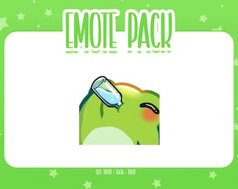 Animated Frog Emote 13, Animated Frog Twitch Emotes, Cute and Kawaii Emotes, Ready To Use for Twitch / Discord