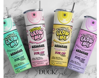 Bundle Blow me tumbler | Bubblelicious | Spray can | bubbles | funny tumbler png | sarcastic tumbler design | 20oz tumbler Png