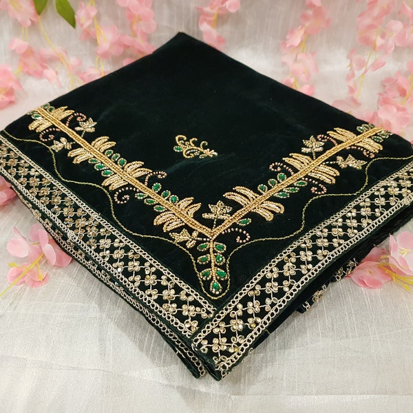 gents velvet shawl