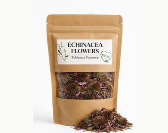 Echinacea Flowers / Echinacea Purpurea / Organic Echinacea Tea / Dried Herb / Herbal Tea / Herbal Remedy / Fresh Harvested