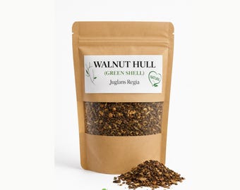 Walnut Hull / Juglans Regia / Green Walnut Hull / Organic Walnut Shell / Herbal Remedy / Herbal Tea