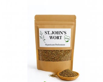 St. John's Wort / Hypericum Perforatum / Organic Dried Bulk Herb / St Johns Wort Flowers Tea