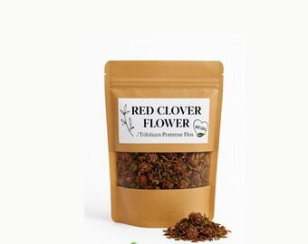 Red Clover Flower/Herb | Trifolium Pratense Flos | Herbal Tea | Wildcrafted | Dried Bulk Herb