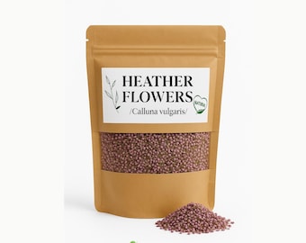 Heather Flowers / Calluna Vulgaris / Calluna Flower / Organic Heather Tea / Dried Herb / Herbal Tea / Ericae Blossom / Herbal Remedy