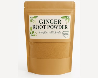 Gengibre em pó a granel / Zingiber Officinale / Especiaria seca a granel / Erva orgânica seca a granel / Remédio natural