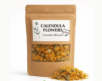 Calendula Flowers / Calendula Officinalis / Dried Calendula Flowers / Calendula Flowers Herbal Tea
