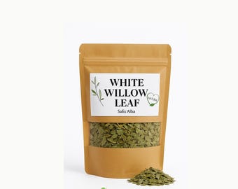 White Willow Leaf / Salix Alba Herb Tea / Salix Alba / Dried Herbs / Bulk Herbs