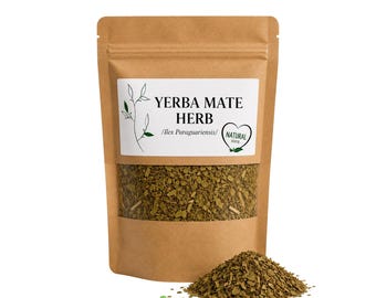 Yerba Mate Herb / Ilex Paraguariensis / Yerba Mate Tea / Herbal Remedy / Loose Leaf Mate Tea