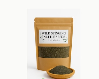 Wild Stinging Nettle Seeds | Urtica Dioica | Wildcrafted | Nettle Seeds | Nettle Seeds Tea