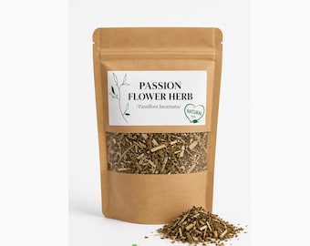 Passion Flower Herb / Passiflora Incarnata / Herbal Tea / Passionflower / Dried Herb, Cut & Sifted