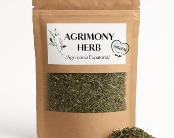 Agrimony Herb / Agrimonia Eupatoria / Organic Dried Agrimony Herb / Agrimony Tea / Agrimonia Herba