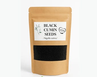 BULK Zwart komijnzaad / Nigella Sativa / Biologische Bulgaarse zwarte komijnzaad / Zwarte karwij / Kalonji