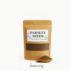 Petersilien Samen / Petroselinum Crispum / Bio getrocknete Kräuter / Petersilien Tee / Getrocknete Samen