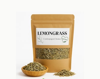 Lemongrass / Cymbopogon Citratus / Lemongrass Tea / Lemon Grass Dried Loose Leaves