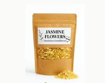 Jasmine Flowers / Jasminium Grandiflorum / Dried Jasmine Flower Tea / Organic Herb