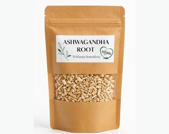 Ashwagandha Root / Withania Somnifera / Ashwagandha / Indian Ginseng / %100 Organic Dried Bulk Herb / Herbal Tea