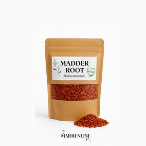 Färberkrappwurzel / Rubia Tinctorum / Färberkrapp / Bio-Kräuter / Getrocknete Kräuter