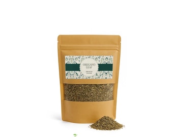 Oregano Flowers & Leaves / Oregano Leaf / Origanum Vulgare / Dried Herb / Herbal Tea
