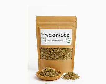 Wormwood / Artemisia Absinthium / Organic Dried Wormwood Herb / Herbal Tea