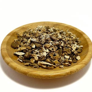 Raíz de bardana / Arctium Lappa / Té de hierbas orgánico de raíz de bardana / Hierbas secas / Té / Cortado y tamizado