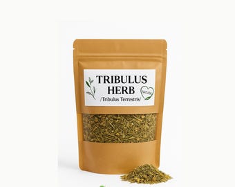 Tribulus Herb / Tribulus Terrestris / Gokshura / Organic Dried Bulk Herb / Puncture Vine / Dried Tribulus Herba / Herbal Tea