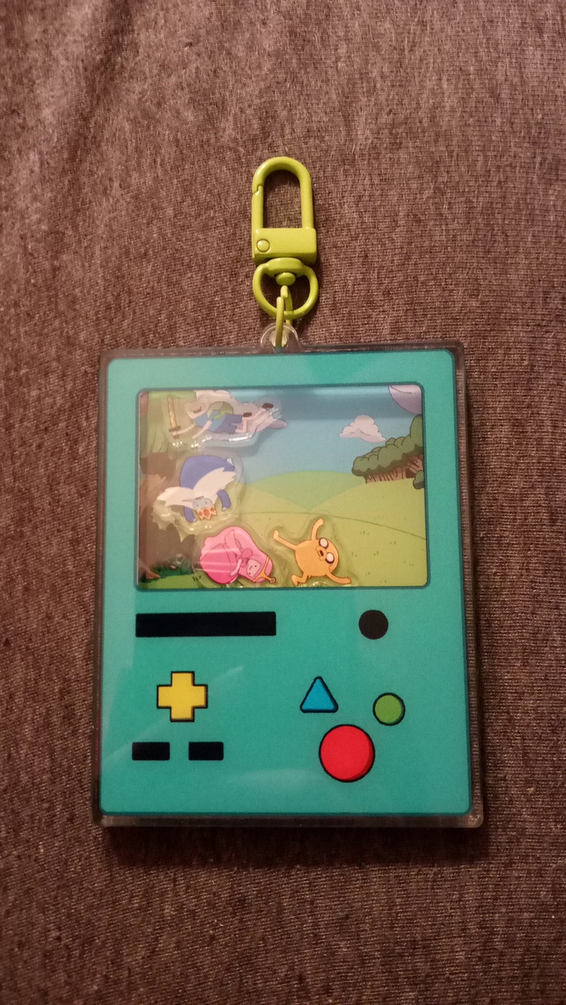 Adventure Time Shaker Keychain Etsy