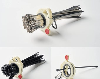 Cable tie Holder. Helps organize messed-up zip ties. free delivery in UK.