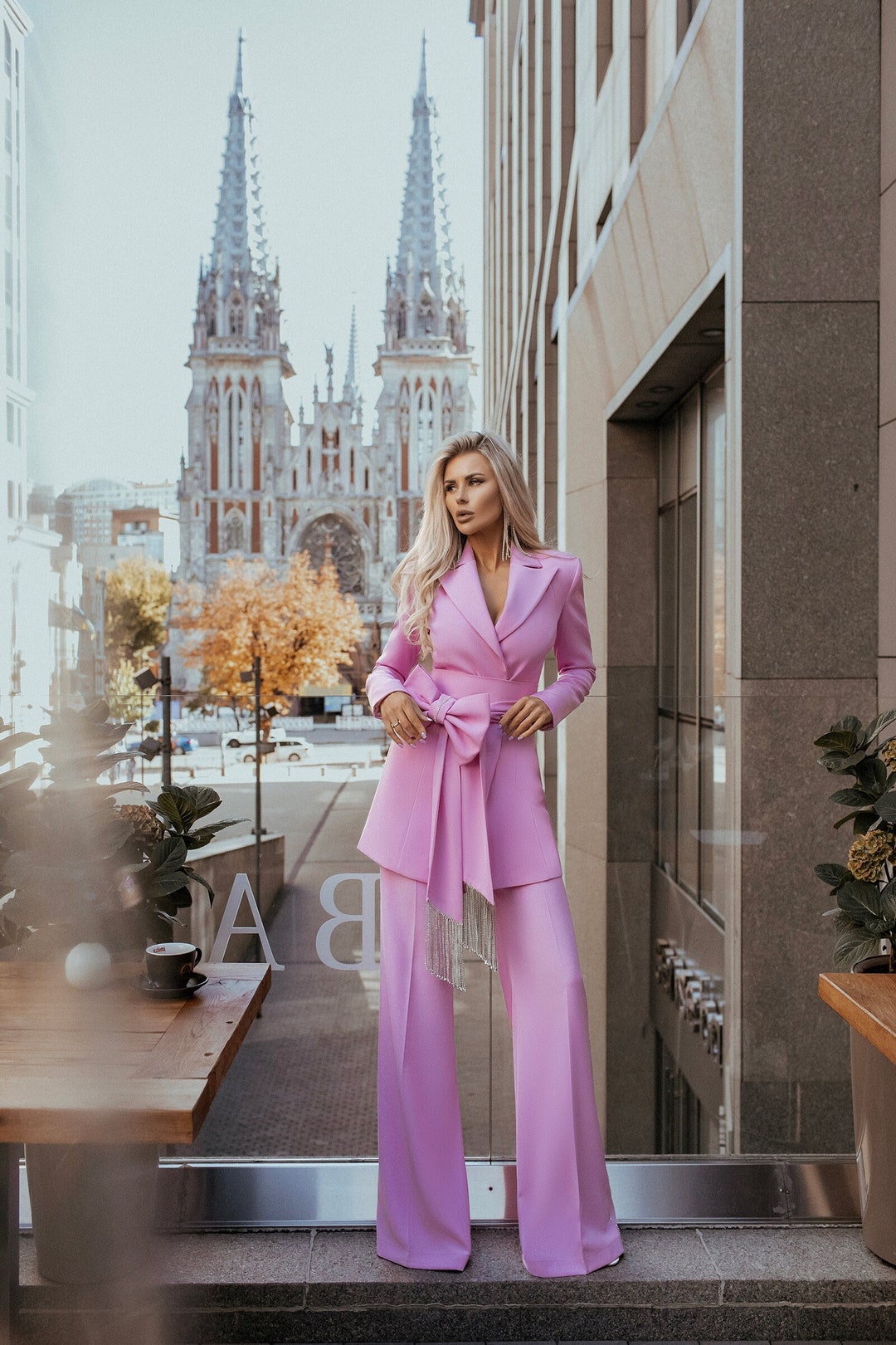 pink ladies suits
