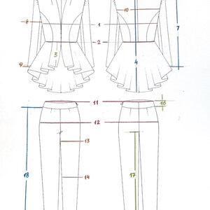 Red Peplum Suit, Basque Blazer Suit, Suit With Basque, Peplum Suit ...