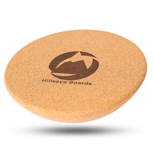 HILLSEYE Premium Cork Hemisphere - Yoga & Balance Board | Eco-Friendly Cork from Portugal | Fitness, surf training, rehab, balance