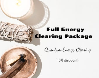 Full Energy Clearing Package for Client & Home/Property | Quantum Energy Healing Cleansing | Remove Negative Energy | Spiritual Gift Idea