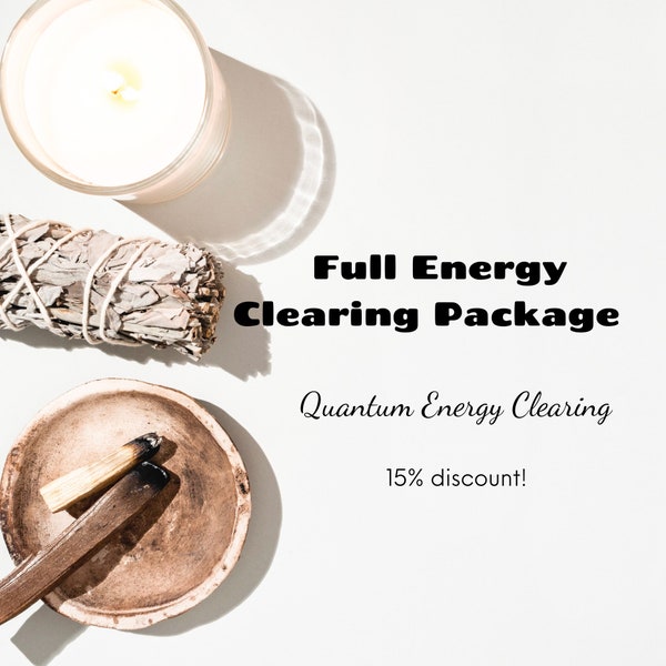 Full Energy Clearing Package for Client & Home/Property | Quantum Energy Healing Cleansing | Remove Negative Energy | Spiritual Gift Idea