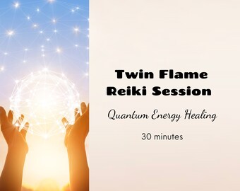 Twin Flame Reiki Healing Session | 30 Minutes | Quantum Spiritual Healing | Twin Flame Journey | Positive Energy Gift